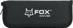 Couteau pliant Ansø FOX FX-302ST manche 12cm palissandre ondulé + étui