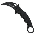 Couteau pliant FOX Military FX-599 Karambit manche G10 noir 10cm