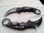 Couteau pliant FOX Military FX.479 Karambit manche G10 noir 11.5cm