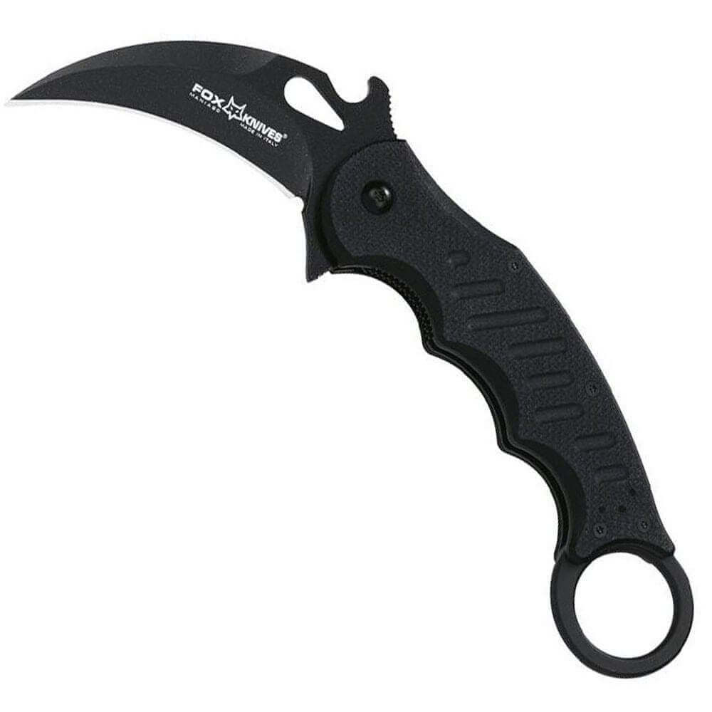 Couteau pliant FOX Military FX.479 Karambit manche G10 noir 11.5cm