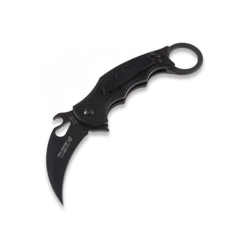 Couteau pliant FOX Military FX.479 Karambit manche G10 noir 11.5cm