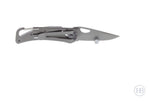Couteau pliant BLACK FOX BF-434 G10/titanium noir 9cm mousqueton