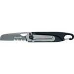 Couteau pliant Black FOX BF-81 à dents manche 10.5 cm Zytel noir