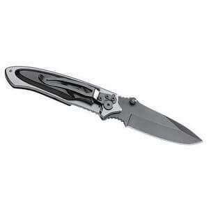 Couteau pliant Black FOX BF-73 revêtement titane manche bois de santal 11cm