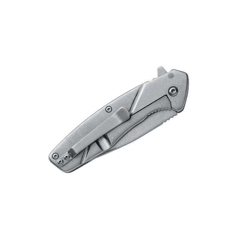 Couteau pliant Black FOX Steelix BF.717 tout inox manche 10cm