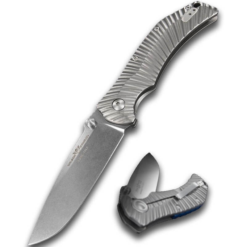 Couteau pliant FOX Military "Extreme élite" FX-121TI manche titanium 11 cm