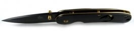 Couteau pliant Puma Tec 302411 manche alu doré/noir 11cm