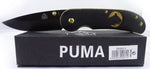 Couteau pliant Puma Tec 302411 manche alu doré/noir 11cm