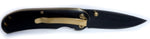 Couteau pliant Puma Tec 302409 manche noir/doré 9cm