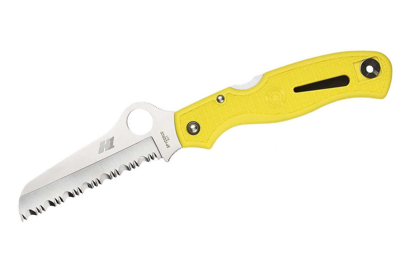 Couteau pliant SPYDERCO Atlantic Salt C89 denté 11cm