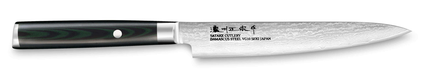 Couteau universel japonais Satake Cutlery Helios 15cm damas 69 couches