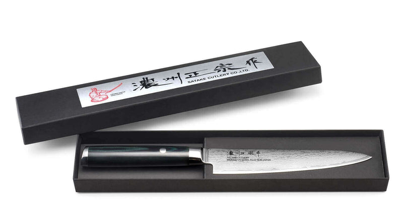 Couteau universel japonais Satake Cutlery Helios 15cm damas 69 couches
