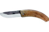 Couteau pliant Lo Pastre carbone semi-brut manche corne de bélier 12cm