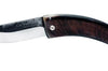 Couteau pliant Lo Pastre carbone semi-brut manche corne de chèvre 12cm