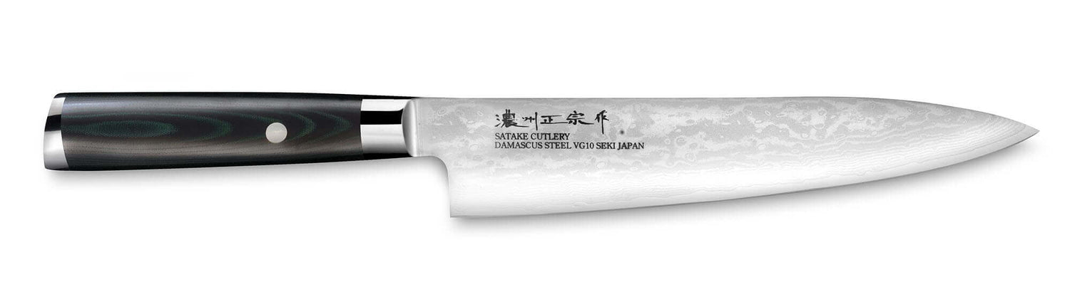 Couteau de chef japonais Satake Cutlery Helios 20cm damas 69 couches