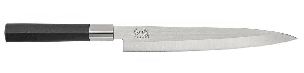 Couteau yanagiba japonais KAI Wasabi Black lame 15.5cm