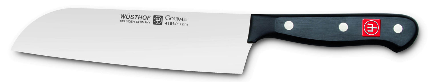 Coffret 3 pièces Wusthof Gourmet couteau de chef chinois + santoku + ciseaux