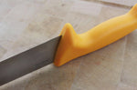 Couteau de boucher professionnel Déglon Profil lame 30cm - manche jaune