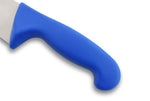 Couteau à poisson DEGLON lame 42cm grandes dents manche PP bleu