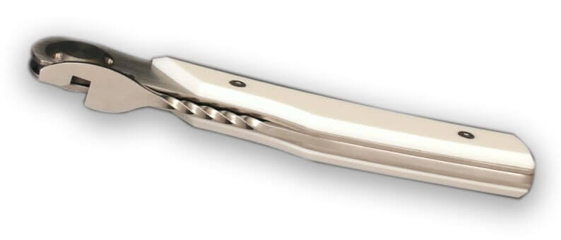 Couteau pliant Actilam T3 lame forgée manche corian blanc 11cm
