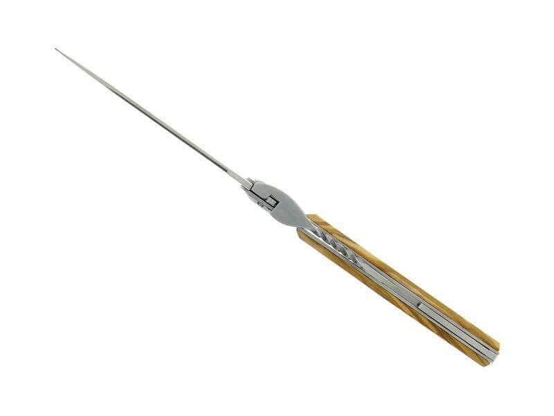 Couteau pliant Actilam T3 lame forgée manche bois d'olivier 11cm