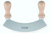 Hachoir berçoir Triangle poignées en hêtre lame 23cm