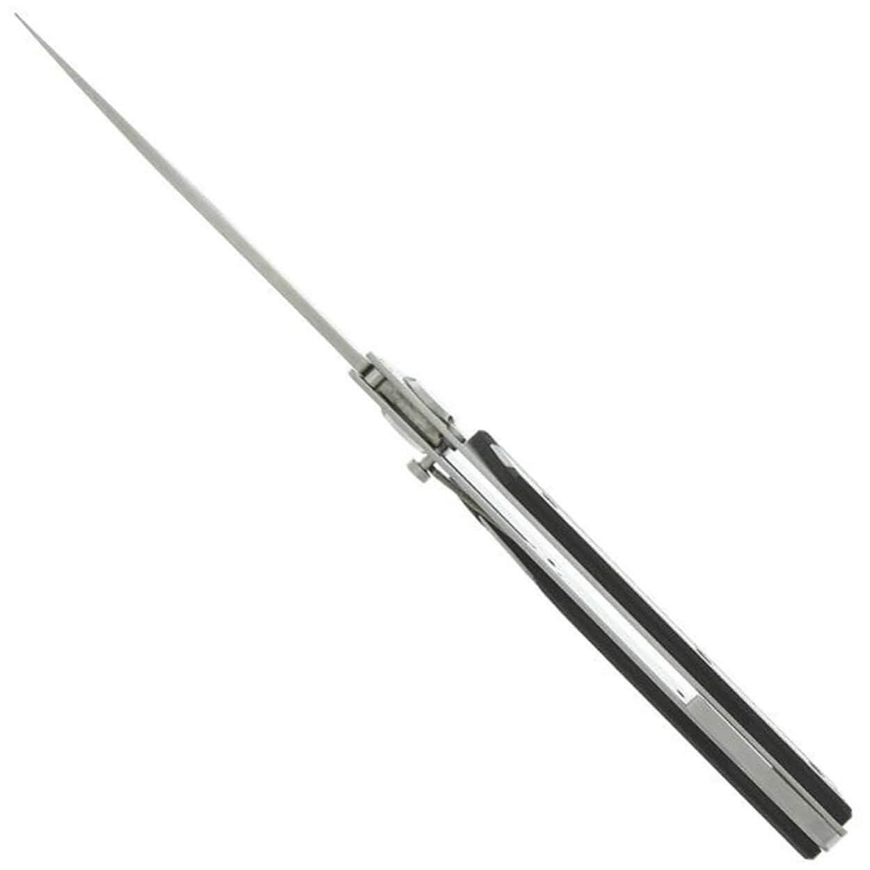 Couteau pliant Actilam S4 lame forgée manche acier/fibre de carbone 11cm