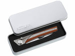 Couteau pliant Actilam S4 lame forgée manche acier/bois ipé 11cm