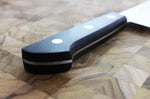 Couteau santoku japonais Masahiro BWH 17.5cm acier MBS-26 manche Pakkawood