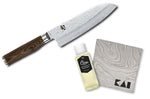Couteau santoku Kai Shun Premier Tim Malzer 18cm + kit de soin