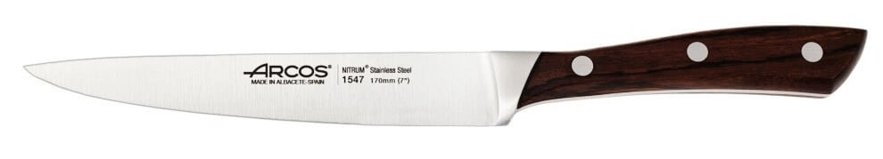 Couteau filet de sole forgé Arcos Natura flexible 16cm palissandre