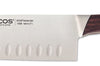 Couteau Santoku forgé Arcos Natura alvéolé 18cm palissandre