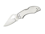 Couteau pliant Spyderco BYRD Robin 2 tout inox 8.5cm