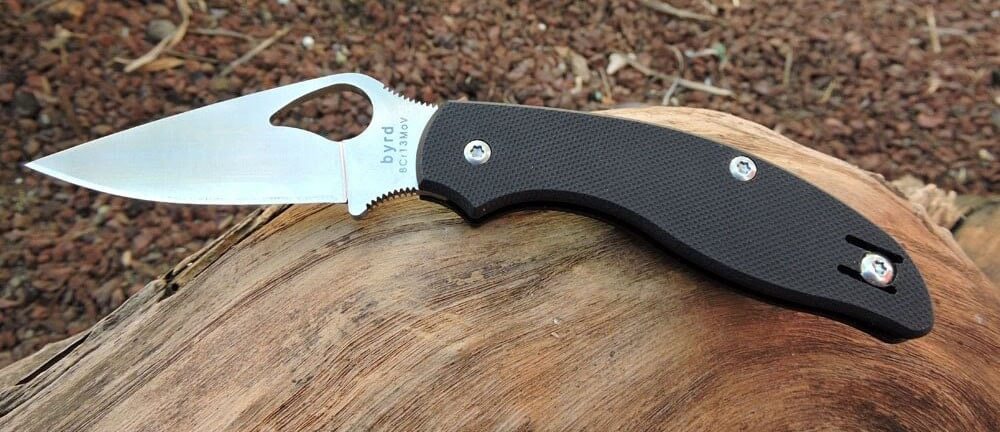 Couteau pliant Spyderco BYRD Tern manche G10 9cm