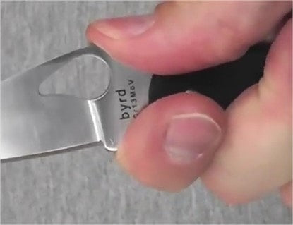 Couteau pliant Spyderco BYRD Tern manche G10 9cm