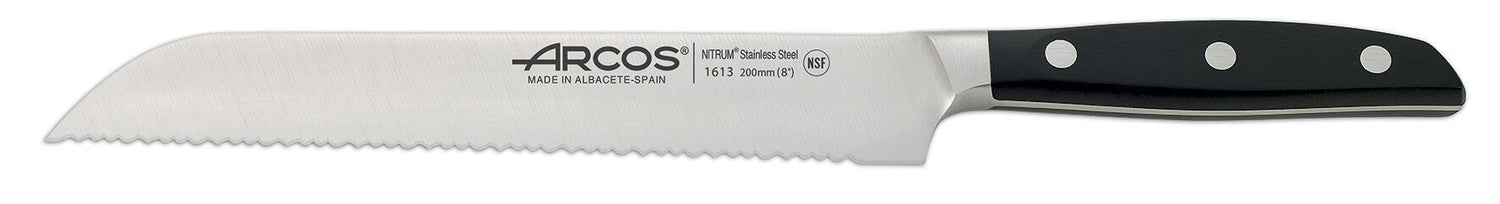 Couteau à pain forgé Arcos Manhattan 20cm tranchant extrême