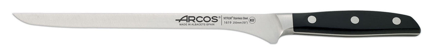 Couteau à saumon/jambon Arcos Manhattan flexible 25cm tranchant extrême