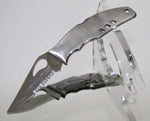 Couteau pliant Spyderco BYRD Flight à dents tout inox 12cm