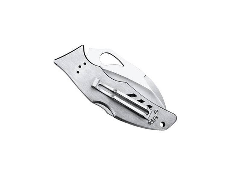 Couteau pliant Spyderco BYRD Crossbill à dents tout inox 12cm