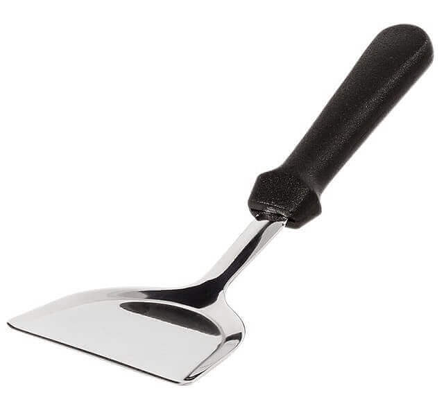 Spatule spécial plancha inox rigide biseauté