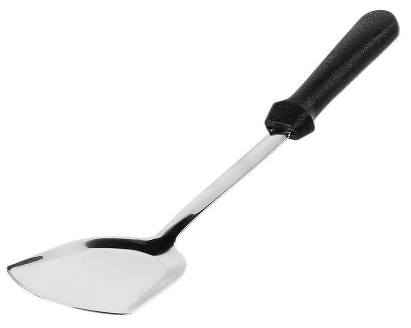 Spatule spécial wok inox avec bout arrondi