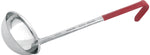 Louche professionnelle Matfer 35,4cl acier inox monobloc 123mm manche rouge