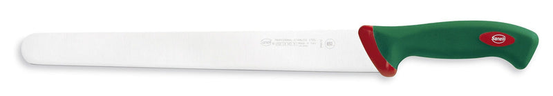 Couteau à jambon professionnel SANELLI Premana lame 32cm manche vert