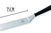 Spatule coudée flexible professionnelle Matfer acier inox 15cm
