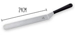 Spatule coudée flexible professionnelle MATFER acier inox 24cm