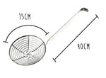 Ecumoire à friture en inox - Diamètre 15cm