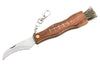 Couteau à champignon Herbertz 251411 inox manche bois 11cm + brosse