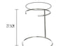 Pied support chromé universel Matfer pour chinois et passe-sauce - Diamètre 20cm