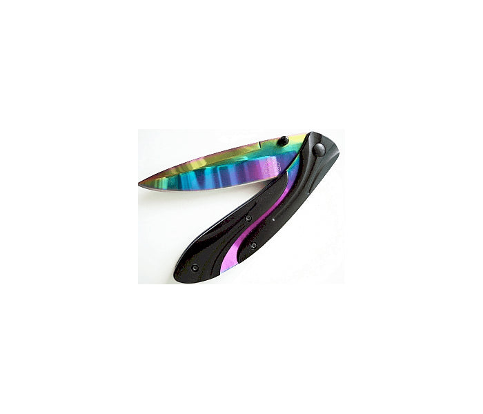 Couteau pliant Puma-Tec 306911 arc-en-ciel manche 11cm