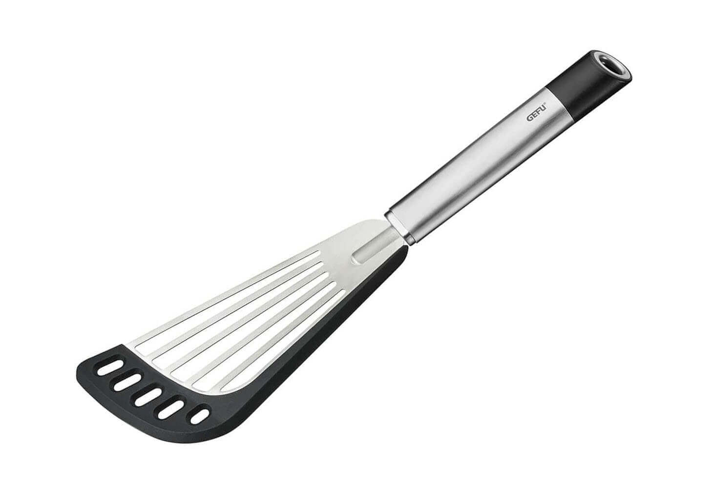 Spatule ajourée Gefu Primeline acier inox et silicone